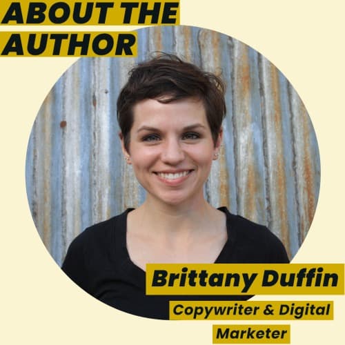 Headshot of Brittany Duffin, copywriter and digital marketer